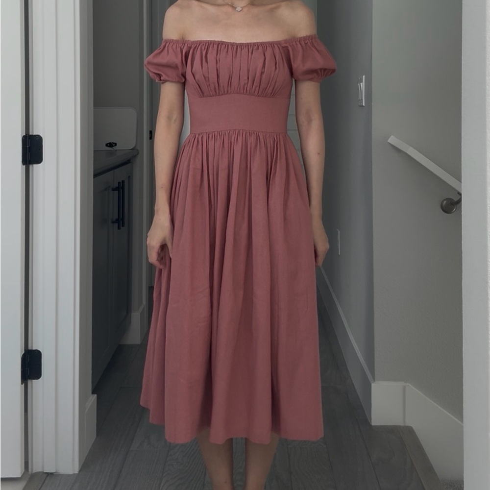 Hearts and Found - Loretta Dress - Antique Rose - XS